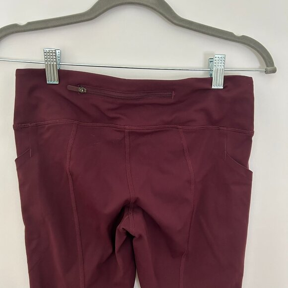 Lululemon Pace Rival Crop Leggings Size 6 Dark Adobe 22" - Picture 5 of 8
